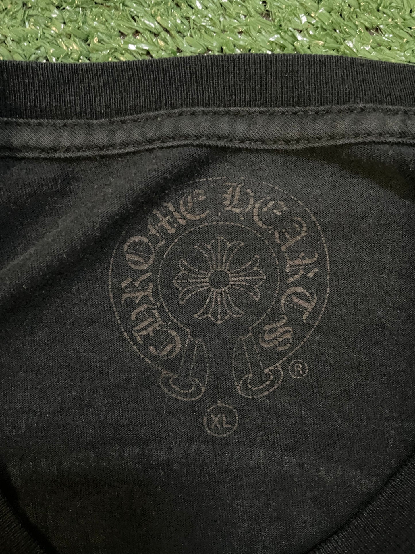 Chrome Hearts horseshoe black tee