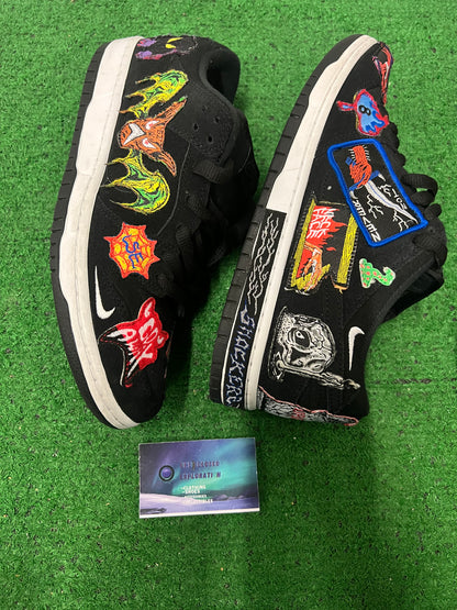 Nike sb dunk low neck face size 9.5men/11women