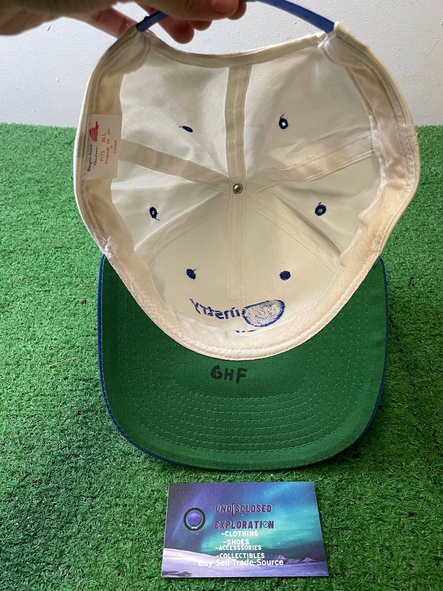 Vintage McKinstry Safety Team blue embroidered hat