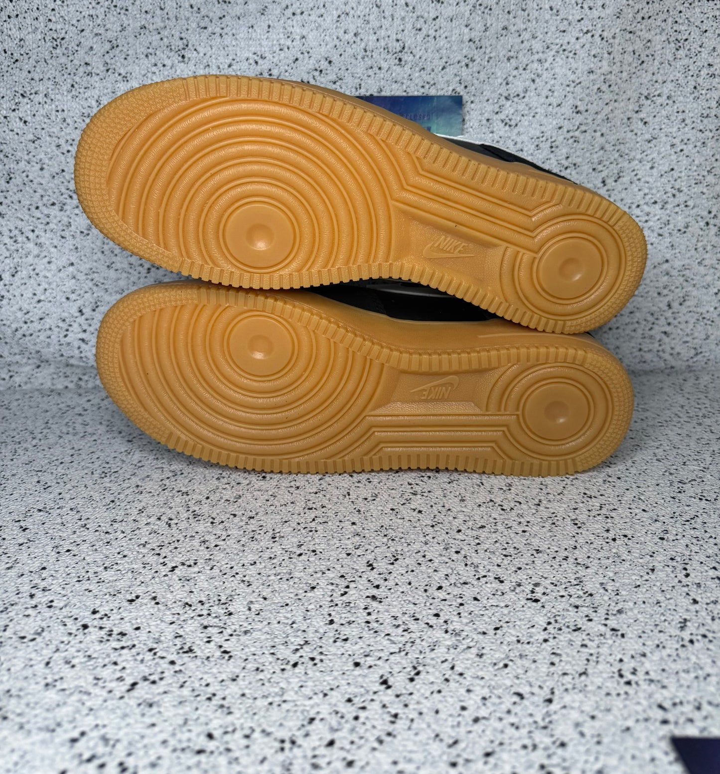 Nike Air Force 1 Gum Pack Black