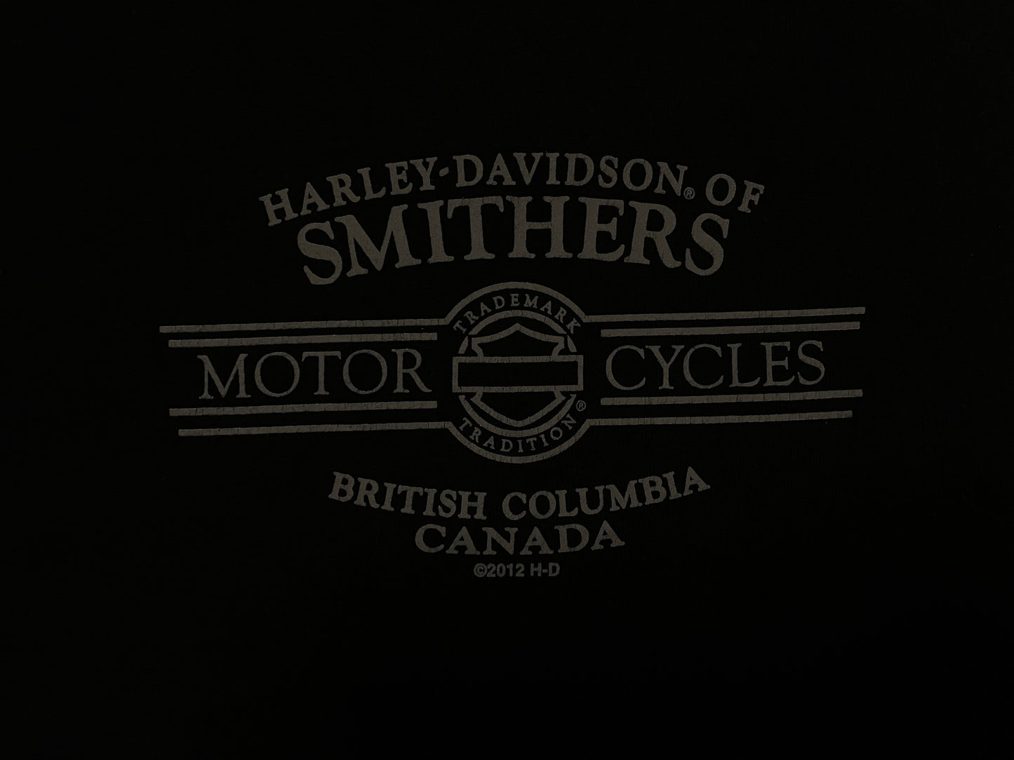 Harley Davidson British Columbia Canada tee