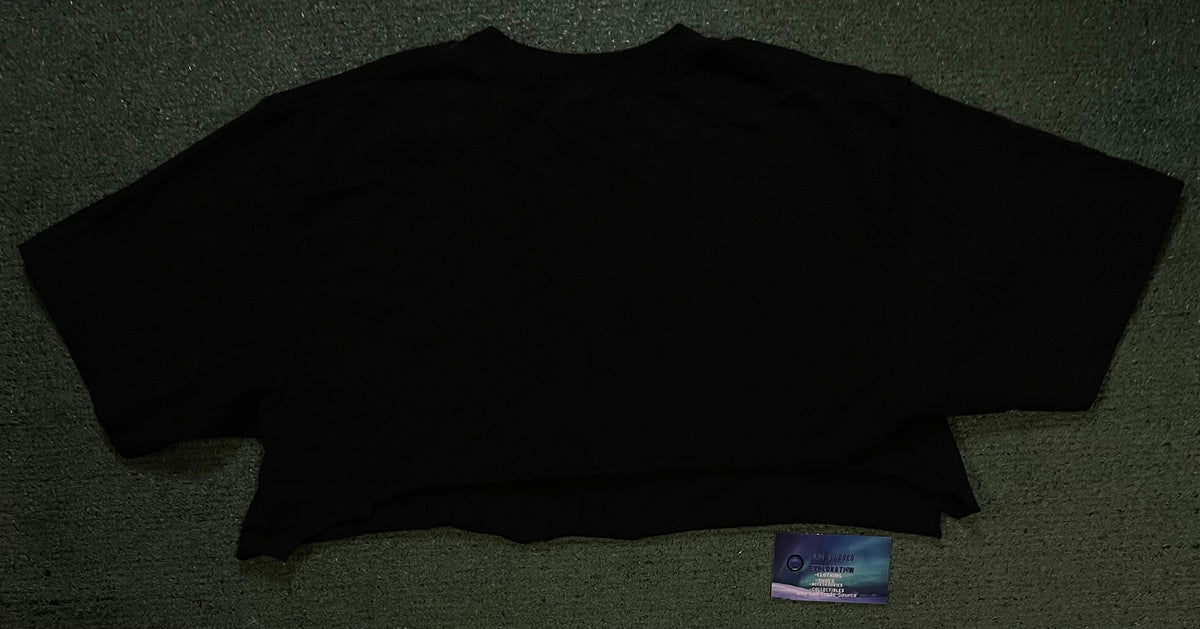 Gv Gallery Gold+Vintage black cropped tee
