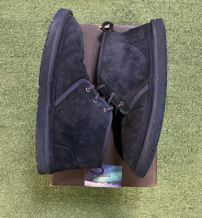 Ugg neumel navy boots Size 14men/15.5women