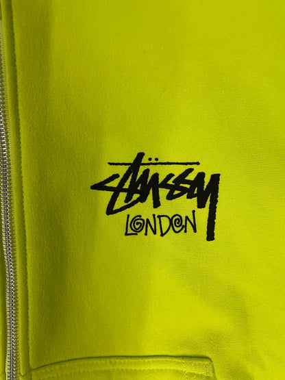 Stussy keylime London zipup hoodie
