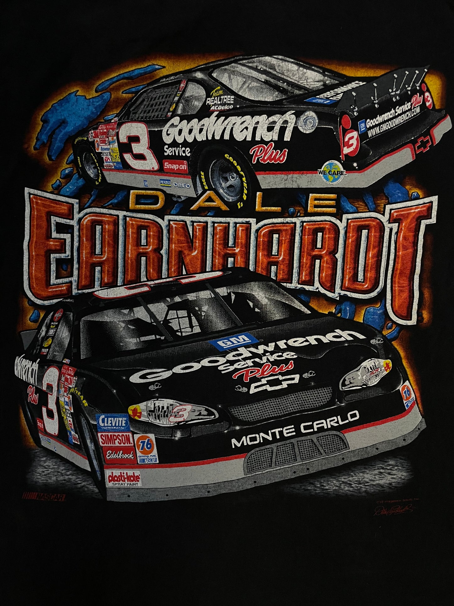 Vintage 1990s Dale Earnhardt intimidator tee