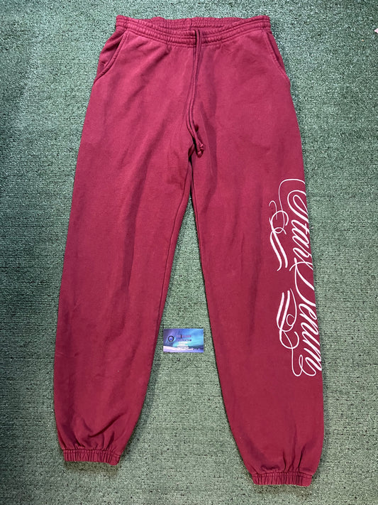 Burning Bush stardenim red sweatpants