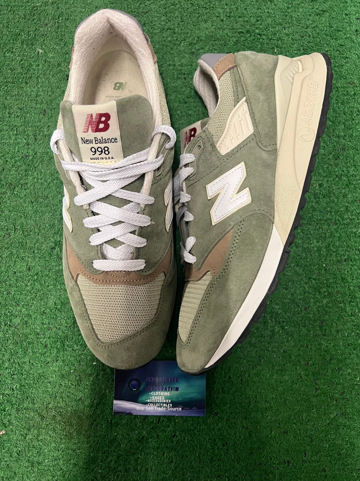 New balance 998 Made in USA olive incense size 10.5men/12women