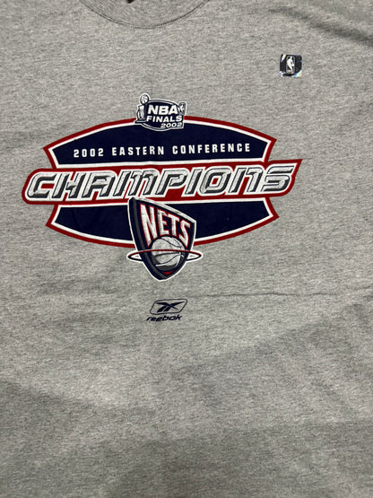 Vintage New Jersey Nets NBA 2002 Eastern Conference Champs Shirt
