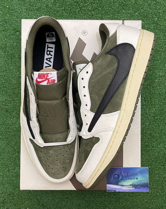 Jordan 1 Low Travis Scott Medium Olive