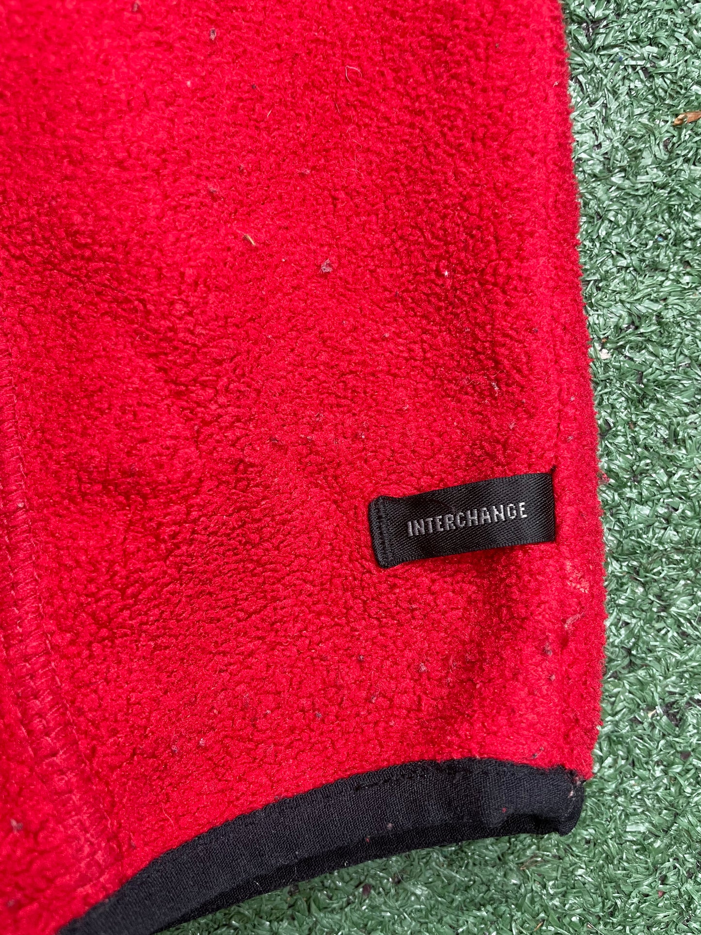 Vintage Columbia titanium red fleece
