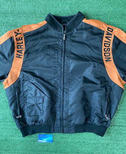 Vintage Harley Davidson Nylon Jacket