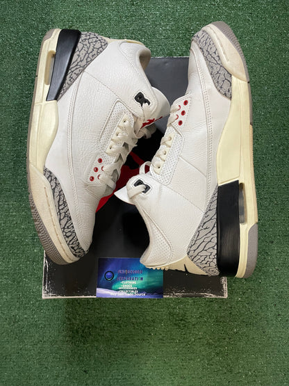 Air Jordan 3 white cement reimagined size 10men/11.5women