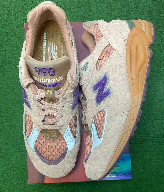 New balance 990v2  Salehe bembury Sand be the time  size 10men/11.5women