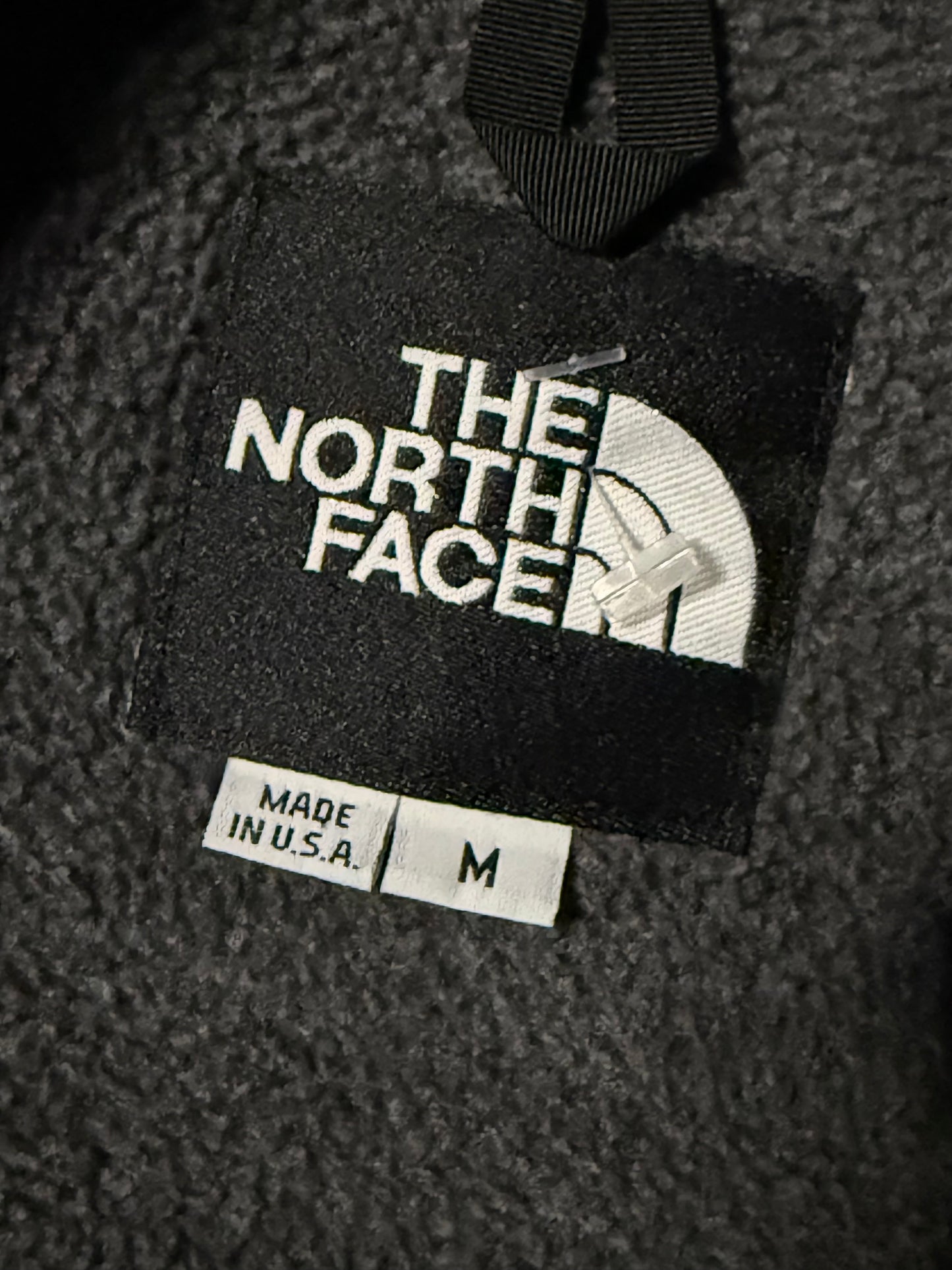 Vintage North Face Denali Black Grey