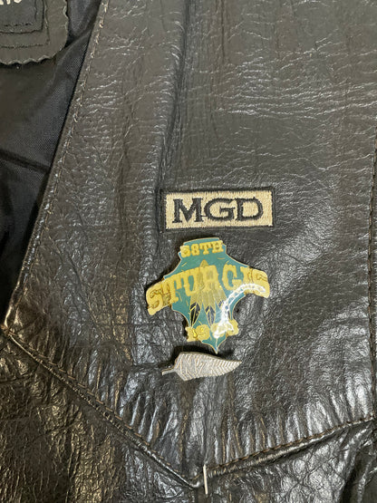 Vintage 1990s Harley Davidson leather vest