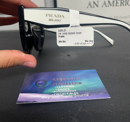 Prada black & white PR14WS Sunglasses