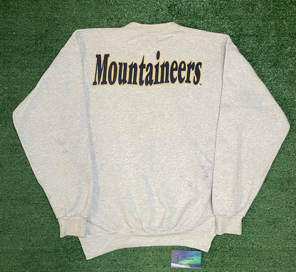 Vintage 1990s West Virginia university mountaineers crewneck