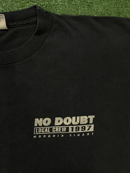 Vintage 1990s Doubt Tragic Kingdom Tour Local Crew