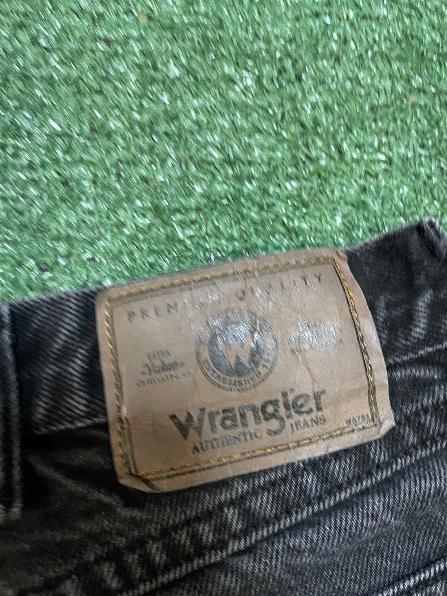Wrangler black denim jeans