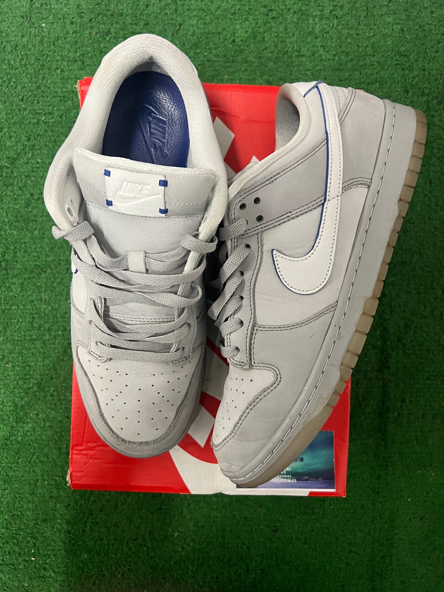 Nike dunk low wolf grey pure platinum size 10.5men/12women