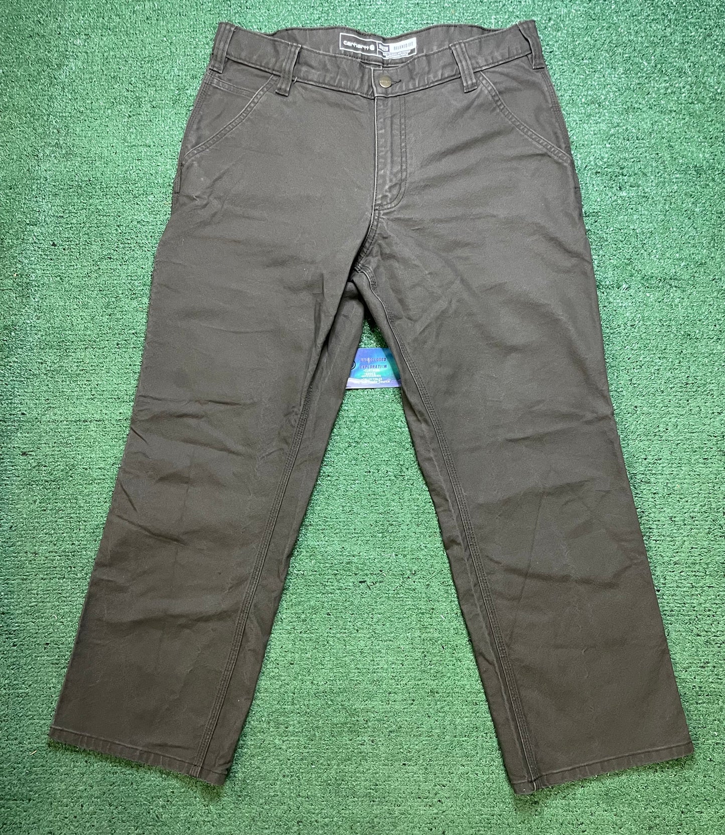 Carhartt brown straight leg pants