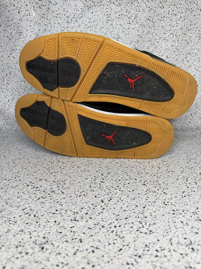 Jordan 4 Laser Black 13 Men/14.5 Women “Preowned”