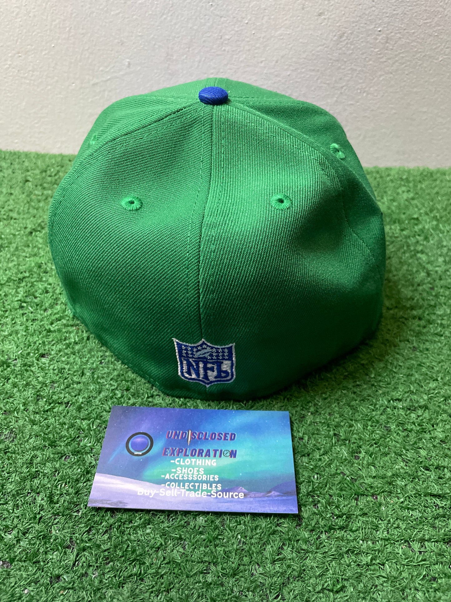 Seattle Seahawks 30th season patch Fitted Hat