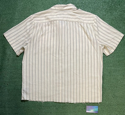 Volcom button up white shirt