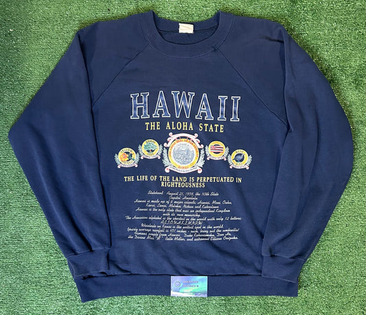 Vintage 1990s Hawaii the aloha state Crewneck