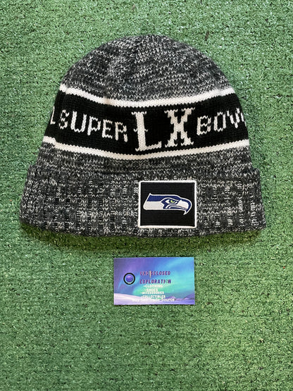 Seattle Seahawks Superbowl LX beanie