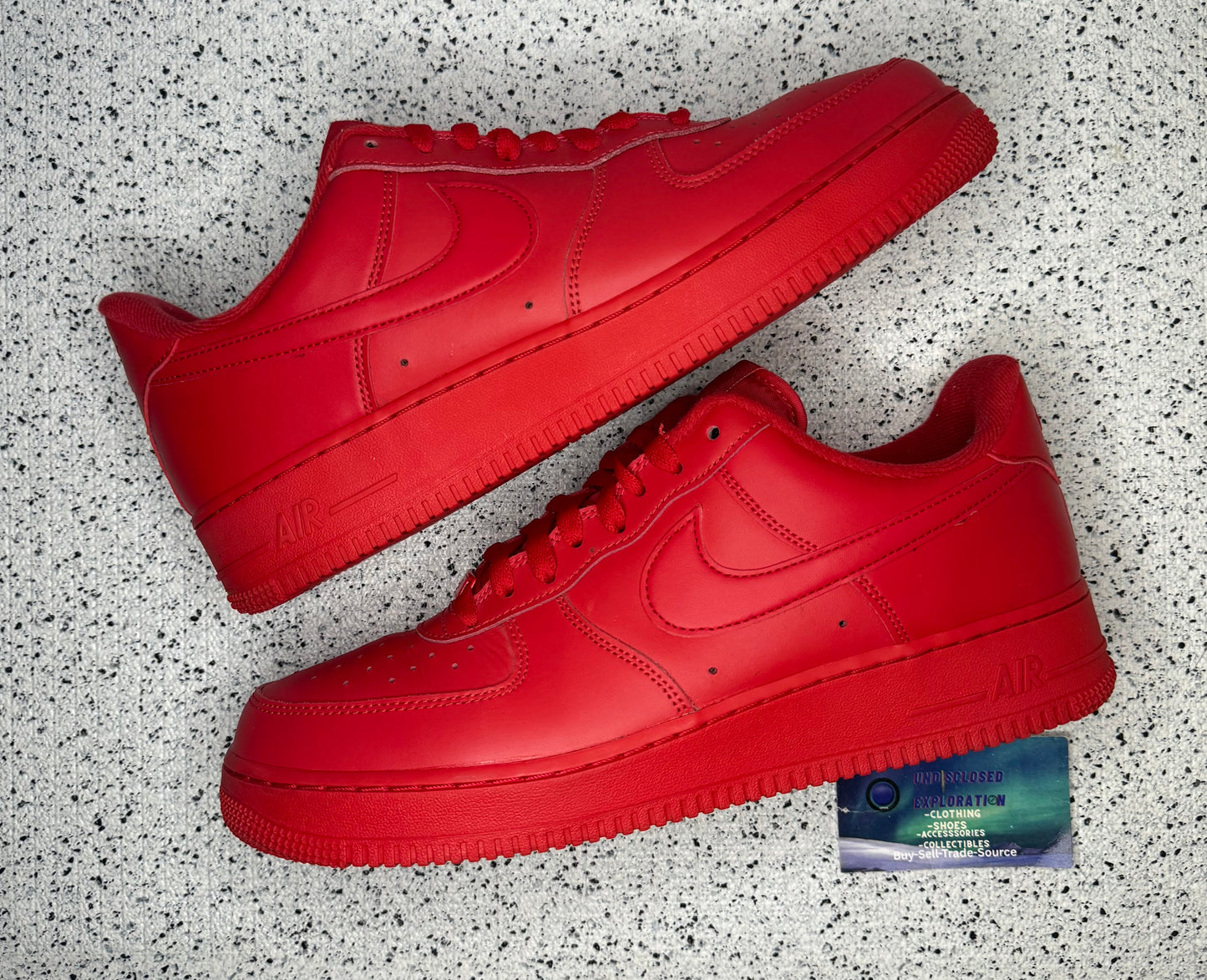 Nike Air Force 1 Triple Red 11.5 Men/13 Women “Preowned”