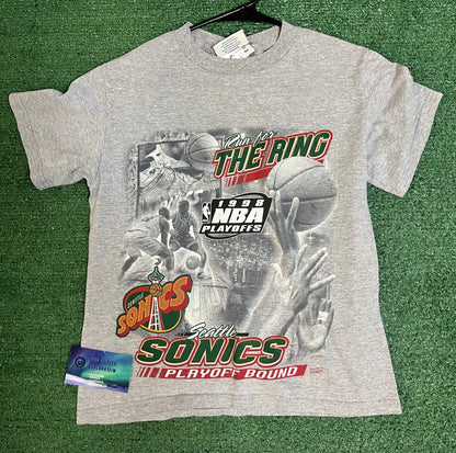 Vintage 1998 Seattle sonics Playoff tee