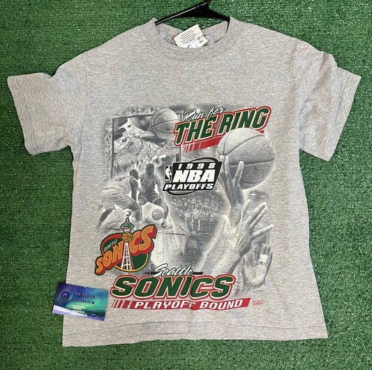 Vintage 1998 Seattle sonics Playoff tee