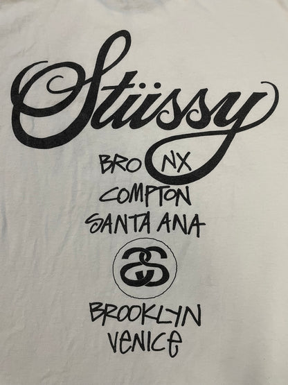 Stussy X Dover Street market world tour tee