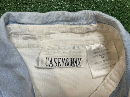 Casey & Max  embroidered floral button up