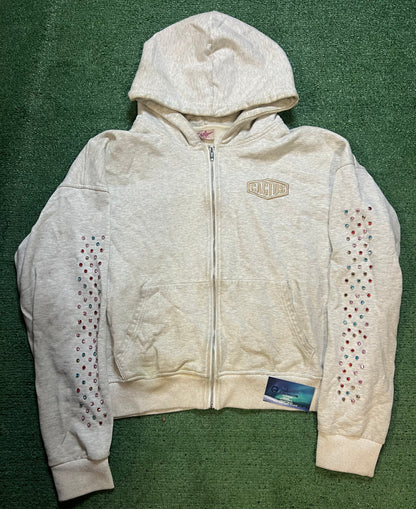 Azva studios crystal grey hoodie