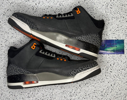 Jordan 3 Fear 10 Men/11.5 Women “Preowned”