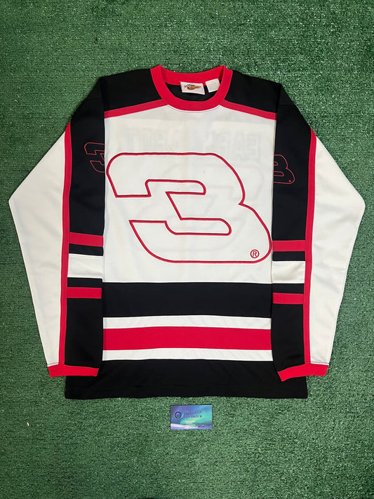 Vintage 1990s Dale Earnhardt #3 hockey jersey