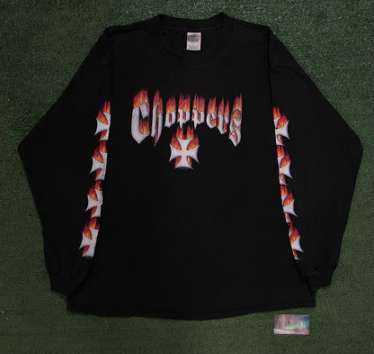 Vintage west coast Choppers flame longsleeve