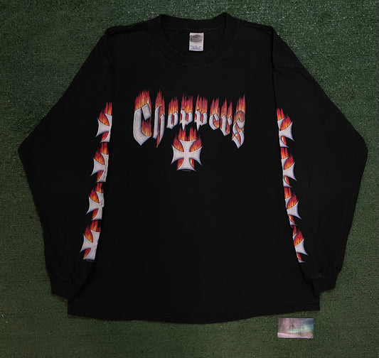 Vintage west coast Choppers flame longsleeve