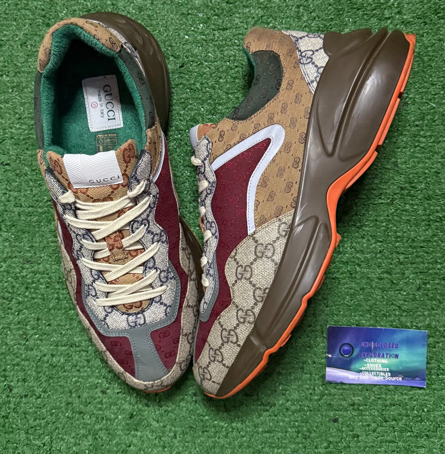 Gucci Rhyton Brick Red 12 Men/11 UK “Preowned”