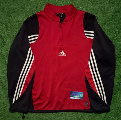 Vintage Adidas Center Logo Quarter Zip