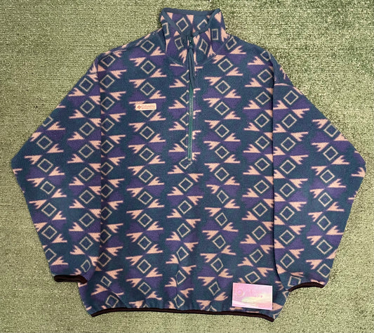 Vintage 1990s Columbia Aztec fleece