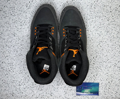 Jordan 3 Fear 9 Men/10.5 Women “Preowned”