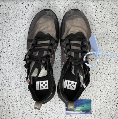 Nike Off-White Zoom Fly Black 10 Men/11.5 Women “Preowned”
