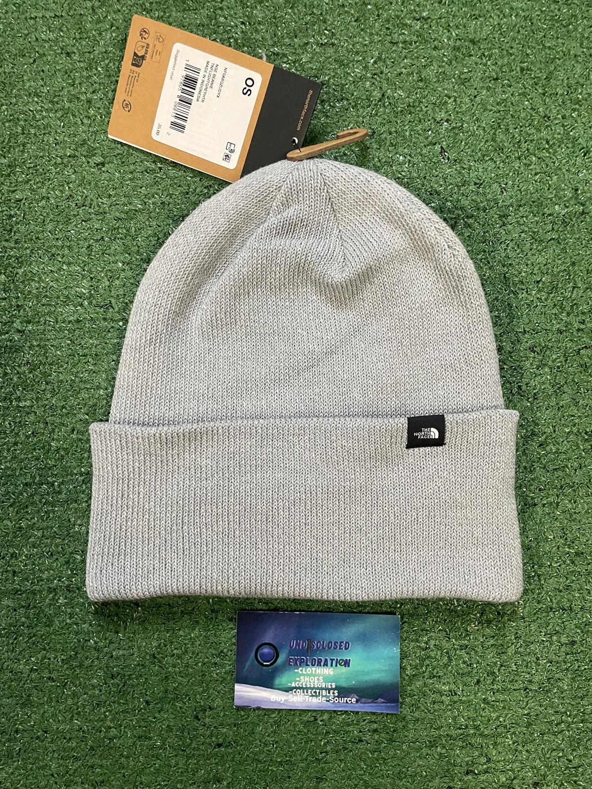 The North Face flight grey beanie