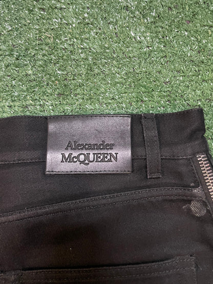 Alexander McQueen Zip Detail Jeans