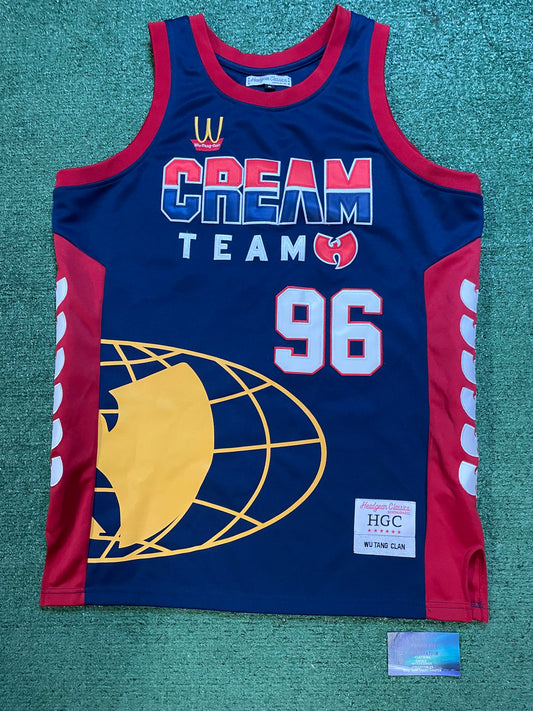 Wu-Tang cream team basketball jersey