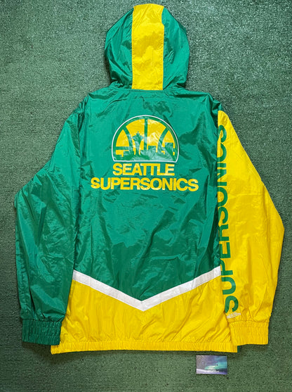 Seattle Supersonics Hardwood Classics Undeniable Full-Zip Windbreaker