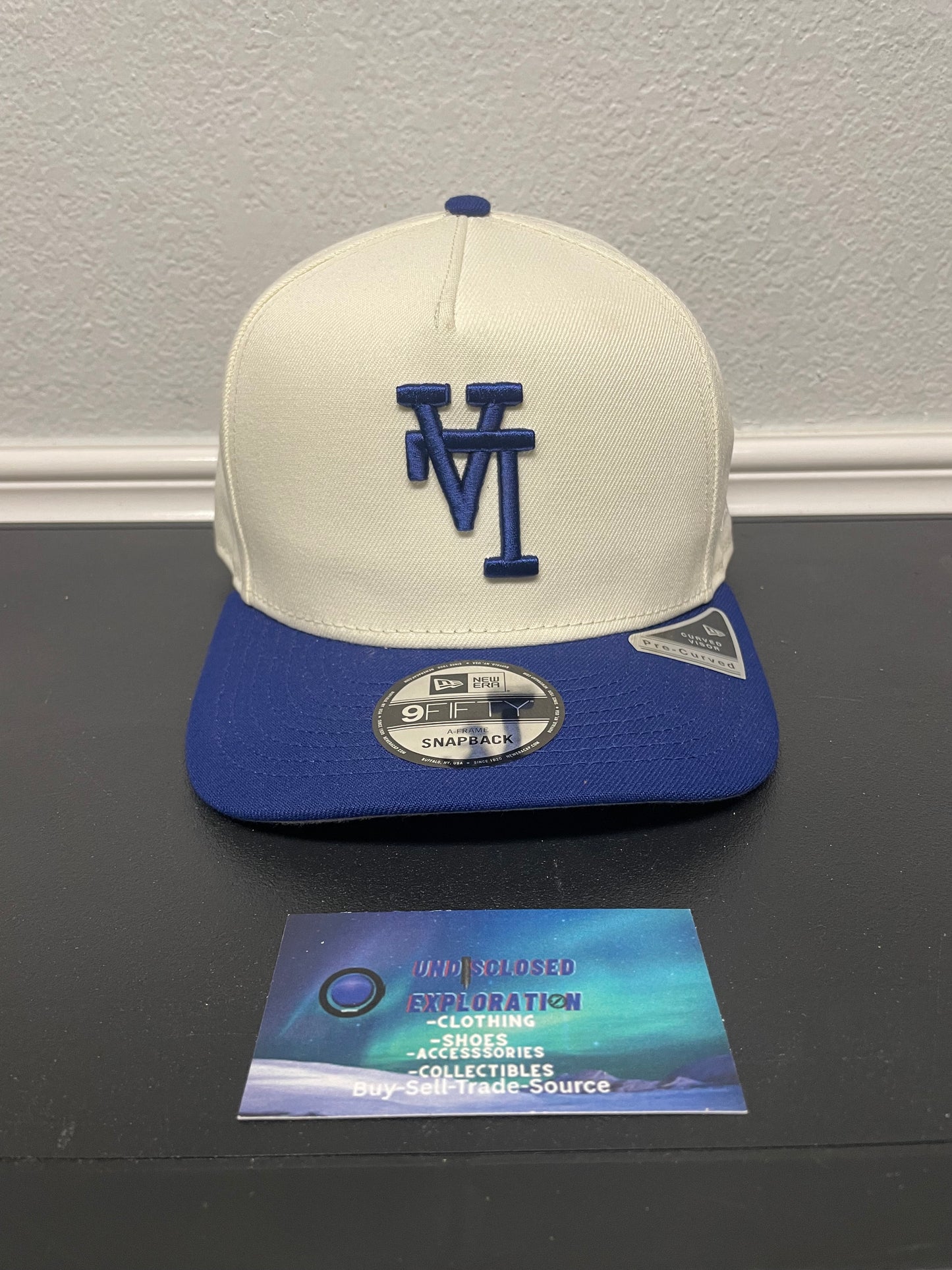 Los Angeles Dodgers Upside down new era white & blue hat